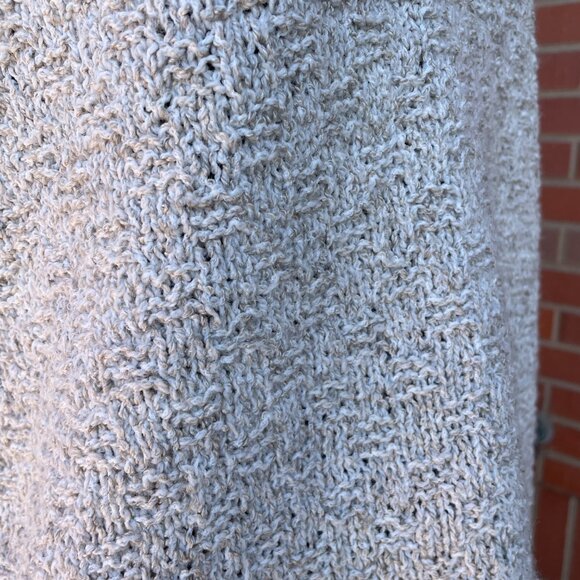 Vintage Sweater Vest 90s Handknit Handmade Cream Sleeveless | Size L/XL - Picture 6 of 8